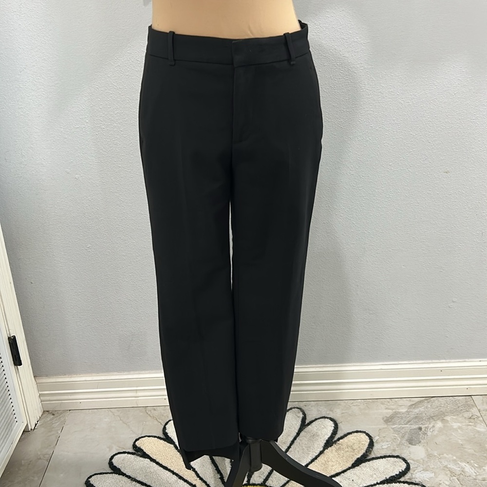 Zara Black High Low Hem Trousers.‎ Size 2